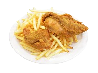 2 Pieces Fried Chicken Combo 